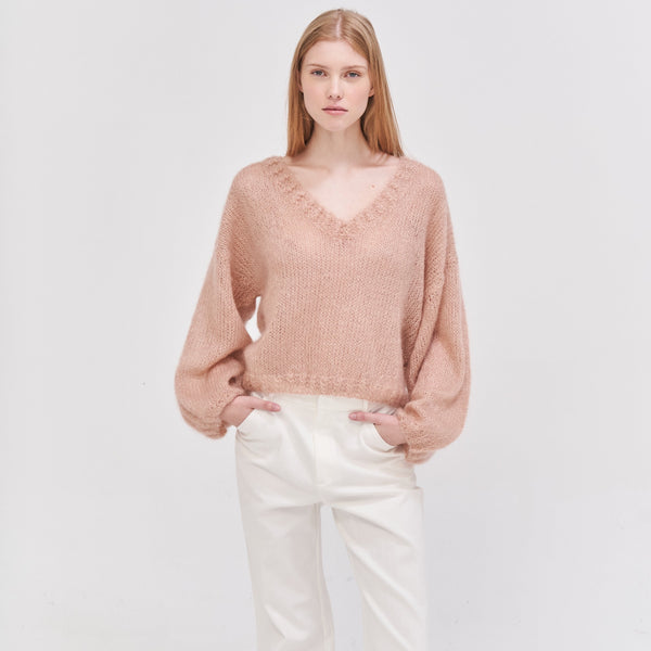KURZ GESCHNITTENER PULLOVER I MON MARGIN