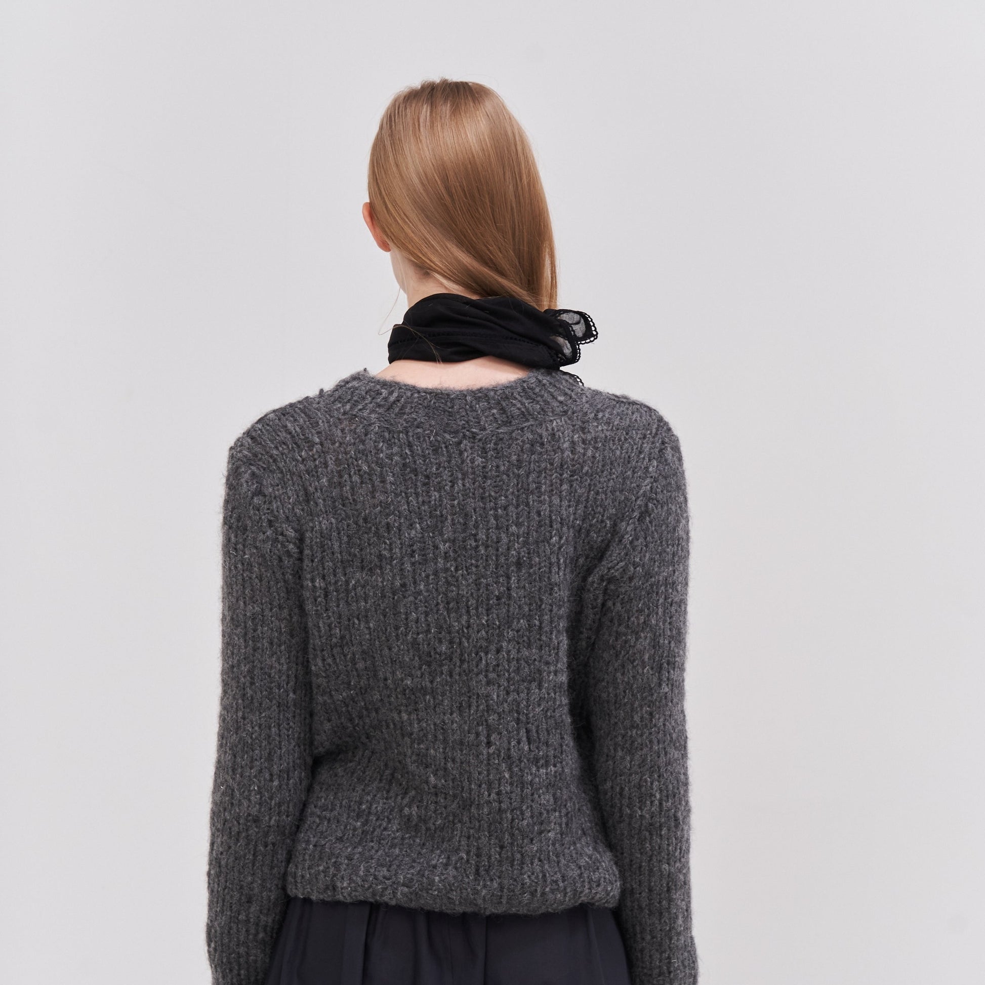 CHARCOAL PULLOVER I MON MARGIN