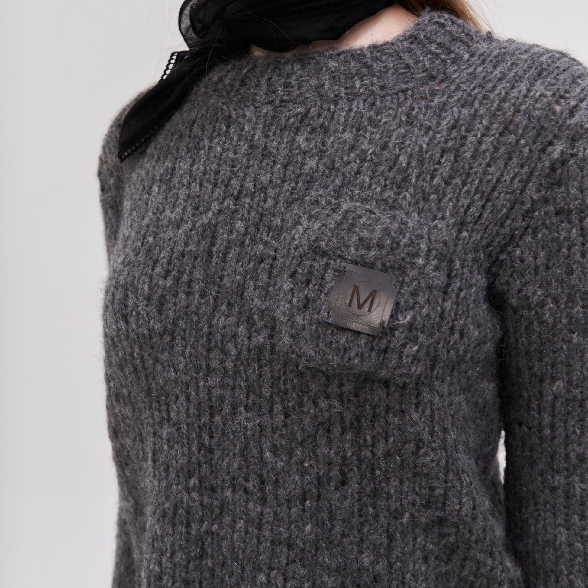 CHARCOAL PULLOVER I MON MARGIN