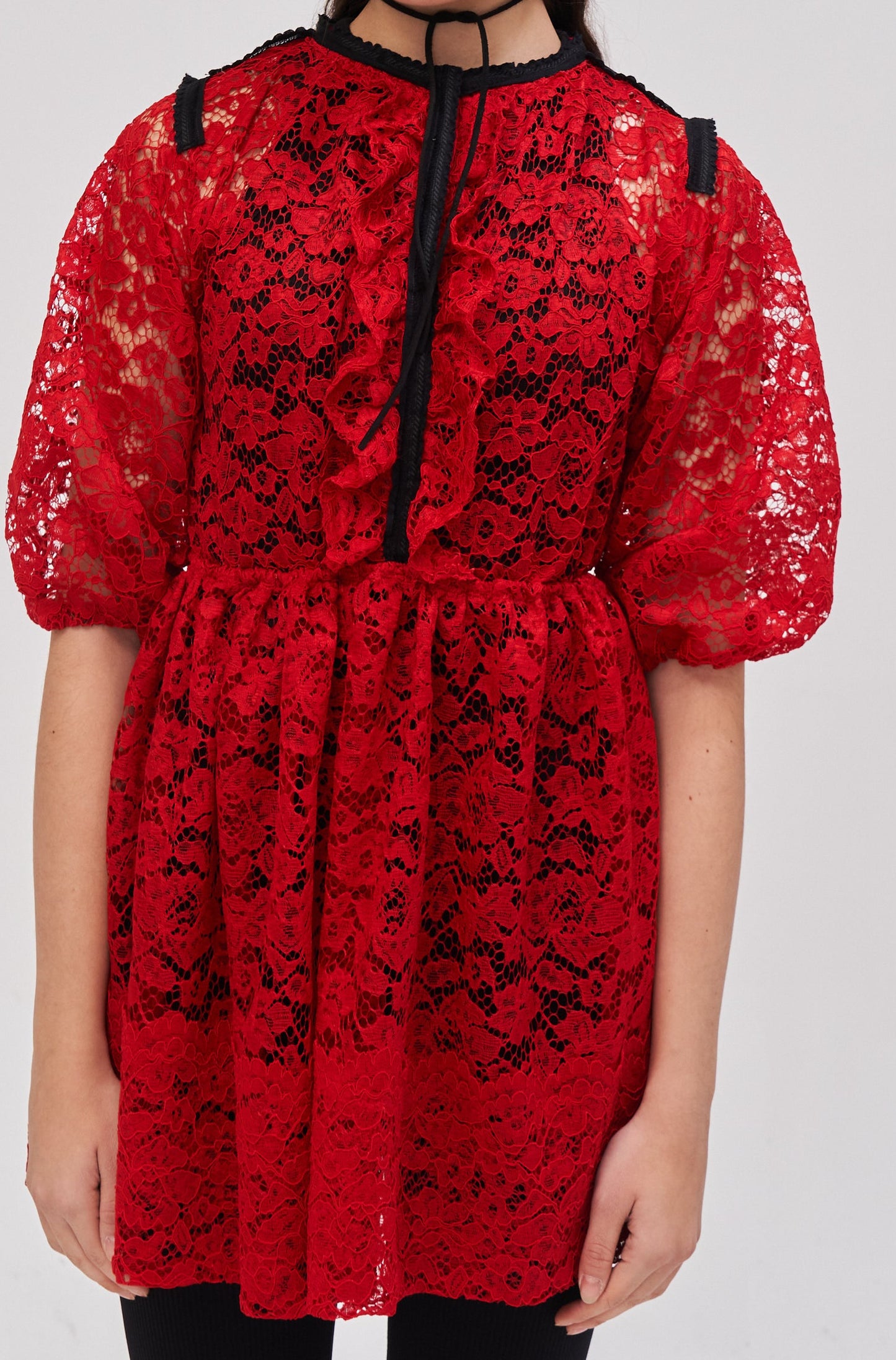 Kurzes_Kleid_mit_3_4_ArmI MON MARGIN
